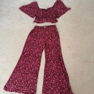 RipCurl Floral Pink Matching Set